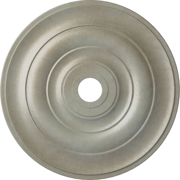 Ekena Millwork Jefferson Ceiling Medallion (Fits Canopies up to 5"), 26 1/2"OD x 3 5/8"ID x 1 1/2"P, Flash Gold CM26JEFLS - main